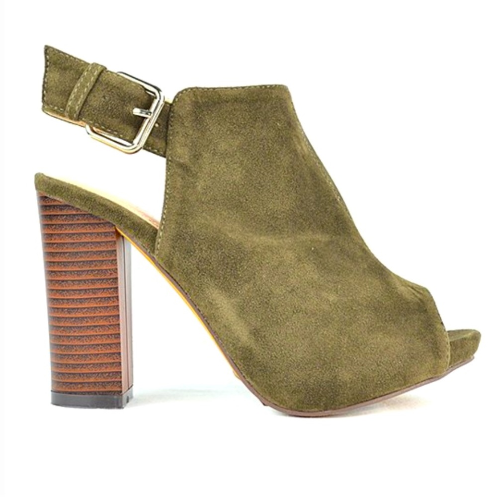 Olive Marcy peep toe bootie -8